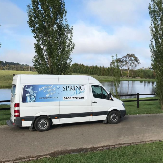 Delivering spring water to your home