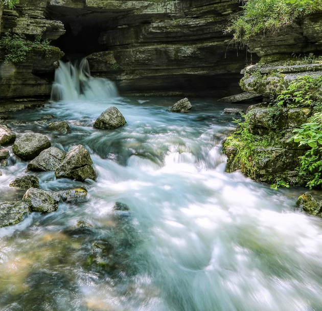 fresh natural spring water